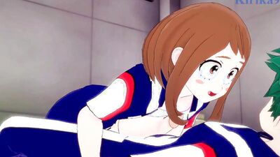 Ochako Uraraka & Izuku Midoriya's steamy warehouse sexcapade