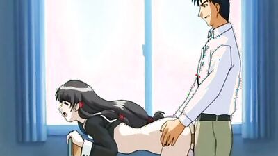 Big-titted Japanese teen gets kinky and takes a hard pounding in hot cartoon action