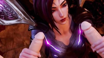 Kaisa, the animated hentai babe, gets her pussy pounded in full movie - Part 1