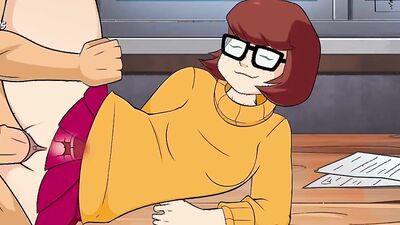 Elf & blonde princess Zelda get creampied in uniform by Velma Dinkley's thick thigh