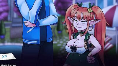 Park Sex with a lewd redhead in 3D life - Hentai porn with sex, nudity, and human fleshlight
