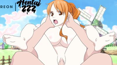 Exclusive Hentai anime porn: LUFFY X NAMI COWGIRL gets her tight pussy stretched by a big one!