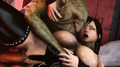 Big dicks & short friends decide to have some fun with a girl who's always wanted a hardcore fuck session