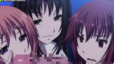 Watch these busty cartoon babes get their tight holes drilled and cummed on in this hot hentai porn