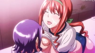 Big-titted teen in uniform enjoys anal masturbation & cumshot in Tsundero 06 Sub Español