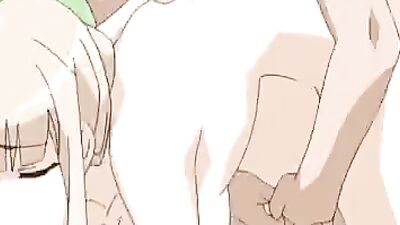 Watch this blonde anime chick get her tight hole drilled deep and hard