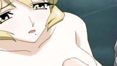 Big-titted cartoon babe gets her pussy and asshole teased & dominated with toys and piss