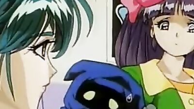 Check out this cartoon teen's steamy solo play with her big tits out