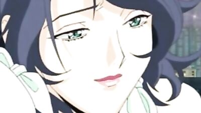 Watch this mature cartoon babe seduce and suck on a younger guy's hard rod