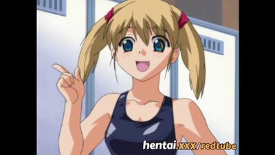 Blonde teen experiences orgasmic pleasure with vaginal masturbation in cartoon sex video