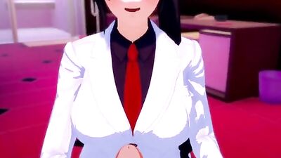 Get up close and personal with Yuri in this uncensored 3D hentai with a wild twist!