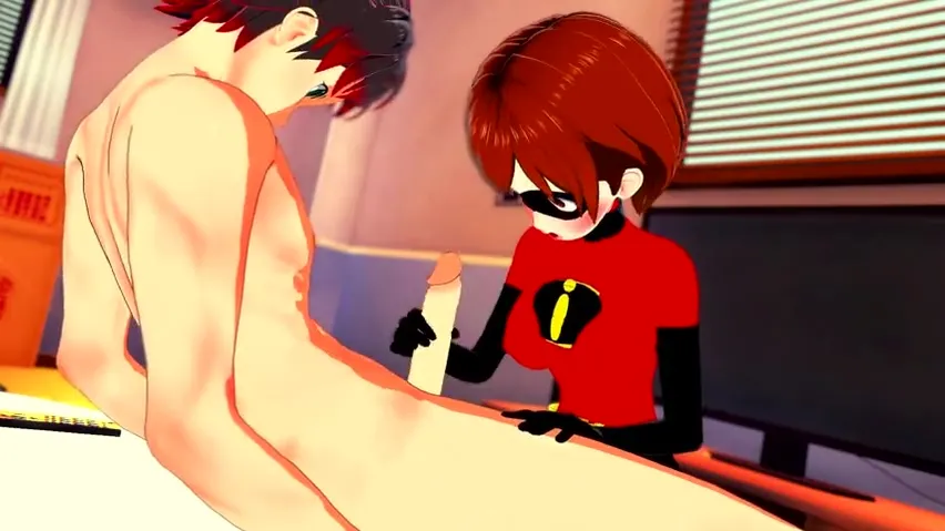 3d Cartoon Porn Incredibles - The Incredibles: FLEXIBLE Helen Parr (3D Hentai) - CartoonPorn.com