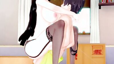 Luffy fucks Boa Hancock in this kinky anime hentai with anime porn action