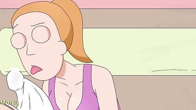 Summer's second lesson: A wild and kinky cartoon sex tape with ferdafs