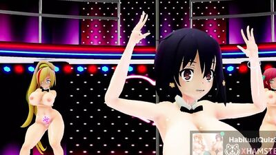Sexy MMD Abracadabra gets her ass drilled in 3D hentai and swallows cum