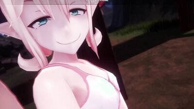 Get dominated by your kinky gamer girlfriend in Monster Girl Island 6: Hentai Domination Game