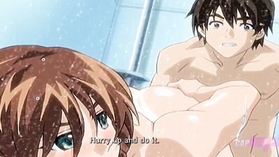 Utopian sex island full of horny teenagers getting naughty in a full hentai scene with subtitles
