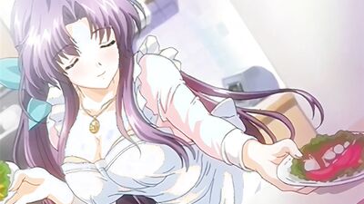 Step Mom with huge tits gives step son a steamy bath with anime hentai action - Subtitled!