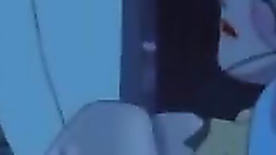 English hentai porn with censored lingerie porn in the office