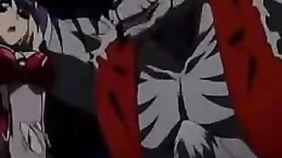 Watch demon dick play with Shouju's big tits in a hot cartoon sex tape!