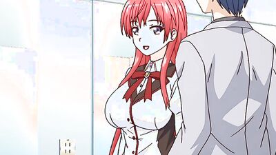 Watch this schoolgirl idol and old man president get naughty in this uncensored hentai