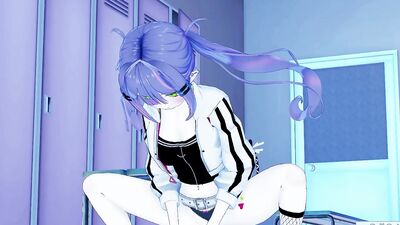 Get up close and personal with Towa's Day Off, the uncensored hentai porn of a small-titted babe getting a hot