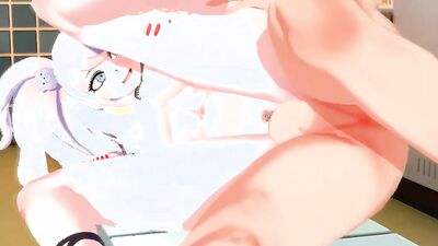 Watch how this trending hentai turns into a steamy locker room sex tape!