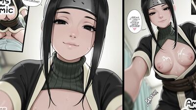 Haku, the busty ecchi porn star, takes a rough ride on top in Naruto Hentai Comic EP.021 - Haku On Top