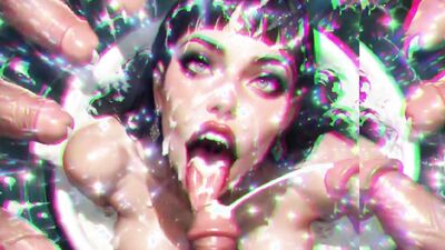 Exclusive test: BBC facials & bukkake with AHegao - GOON CmaxwellCUM BBC FACIAL AI - TEST