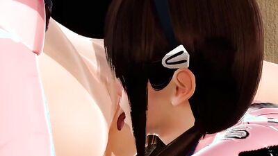 Asuka & Marie Amazing Get it on in a Japanese Hentai Anime 3D Porn Compilation