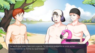 Helping my hot friend with her bikini - A hot hentai game with a big ass milf