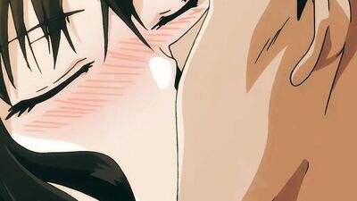 Watch this horny babe moan with pleasure as she gets her pussy filled with cum and French kisses