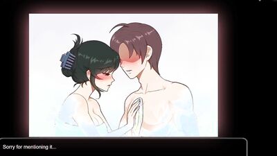 Husband's dick gets accidentally used by village girl in a hot cartoon sex game
