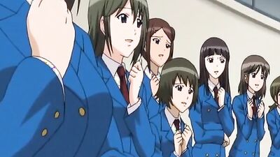 Enjoy a steamy hentai action with some hot babes in this porn flick