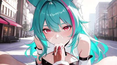 Watch Genshin Impact get her tight asshole drilled in public like a pro!