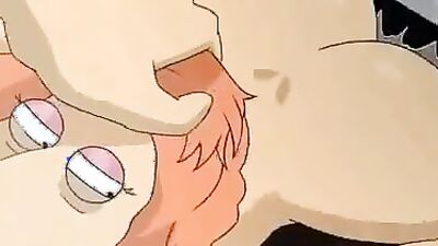 Watch Lois, the busty cartoon babe, get her big tits slammed in a wild threesome with family guy!