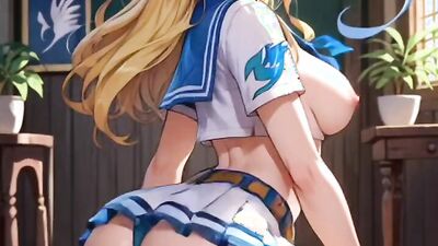 My husband wanted me to give him the ass & he drilled me like a pro in 3D hentai