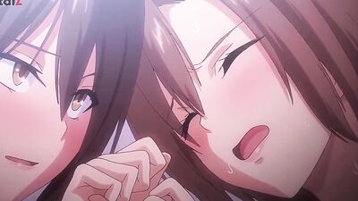 Kyonyuu ga Futari Bokki Shinai Otto No Tame Ni Tomodachi - Big Tits Hentai Porn with Cumshots