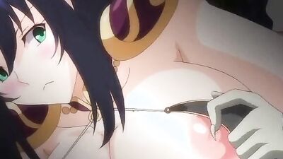 Asian babe gets a messy creampie in a cartoon hentai