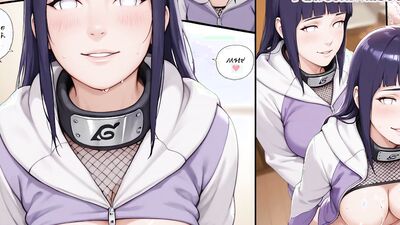 Naruto Shippuden Hentai Comic Ep.001 - Big Tits Hinata HyugaConis Blow Job Hand Job hentai by Am