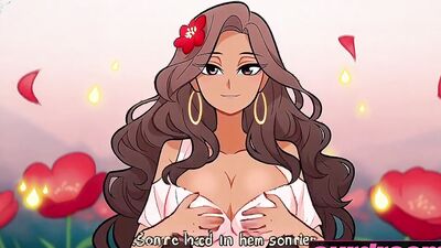 Anime Latina gets her tight ass creamed in Fae Glade - POV anal sex
