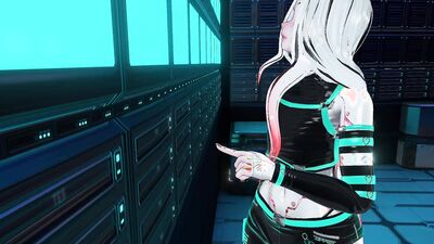 Get a sneak peek of your cum-drenched futa Android as she analyzes your cock