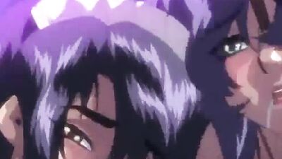 Kitty-Kat maid Ahegao from anime gets naughty in kinky hentai video
