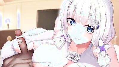 Sexy cartoon babes in outfits get their big tits and ass destroyed by monstrous cocks