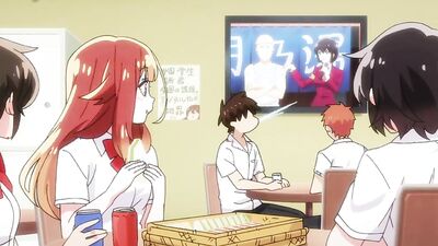 Redhead cutie moans in pleasure while getting her pussy fingered in this anime porn video