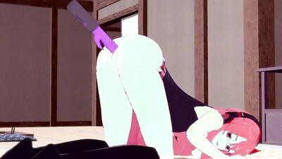 Chelsea gets a hot creampie in Akame Hentai (Victoria Lynn)