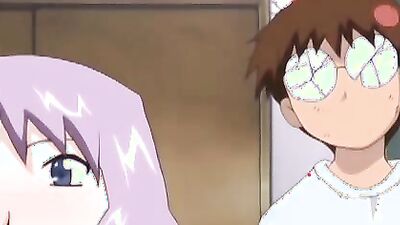 Watch these anime babes with colored hair get pounded hard in a hardcore threesome!