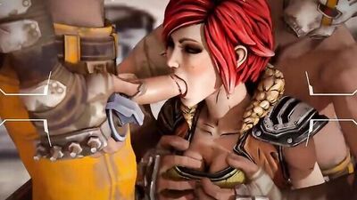 Compilation of Anim Girl Heroes getting double penetrated in a steamy threesome