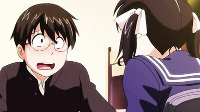 Watch this hot schoolgirl get her virgin ass destroyed by her friends' big dicks in Hentai