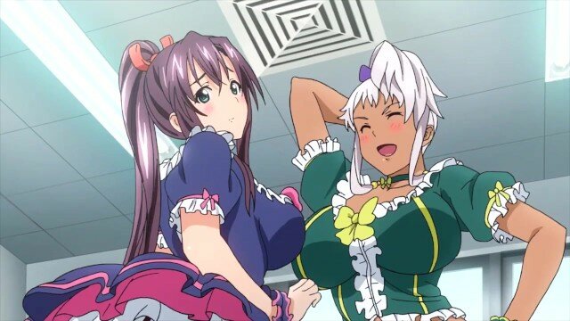 Cartoon Big Boobs Kissing - Anime Schoolgirl PAWG Babes Kiss and Fondle Each Others Big Tits -  CartoonPorn.com